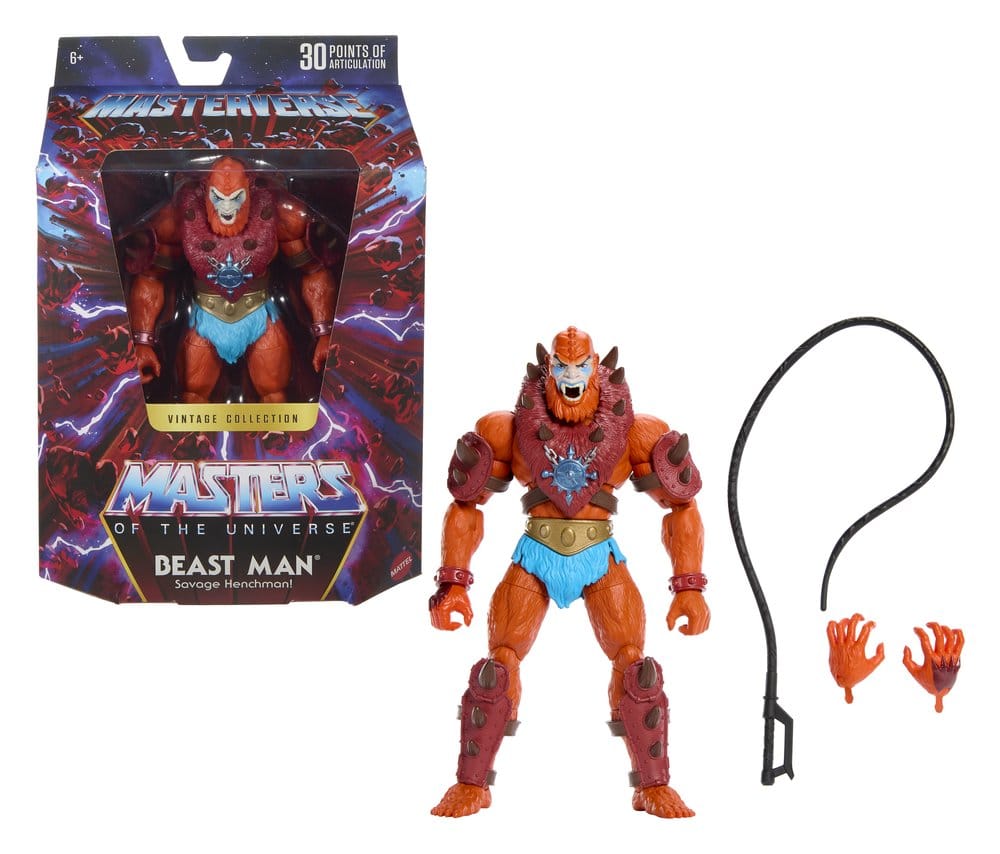Masters of the Universe Masterverse Action Figur Vintage Collection: Beast Man 18 cm