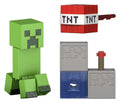 Minecraft Actionfigur Creeper 8 cm – Autentisk skala med rörliga leder och Redstone-tillbehör