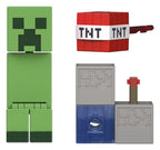 Minecraft Actionfigur Creeper 8 cm – Autentisk skala med rörliga leder och Redstone-tillbehör
