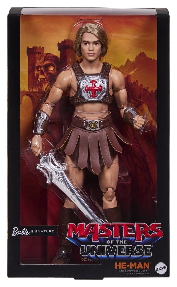 Masters of the Universe Film 2026 Barbie Signature Docka He-Man 30 cm
