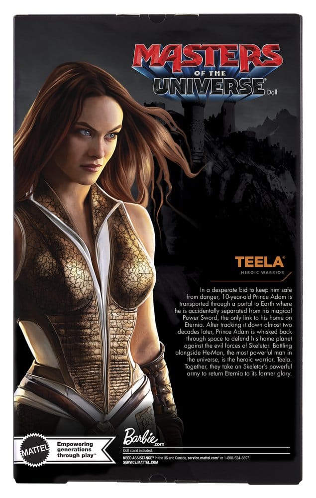 Masters of the Universe-film 2026 Barbie Signature Docka Teela 30 cm
