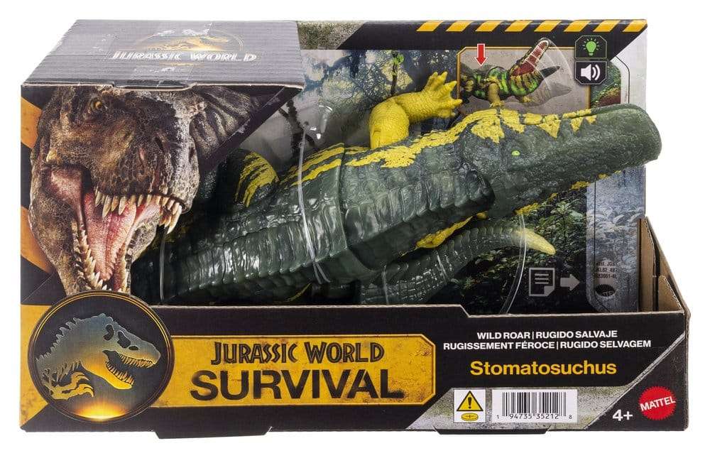 Jurassic World: Survival Actionfigur Wild Roar Stomatosuchus 37 cm