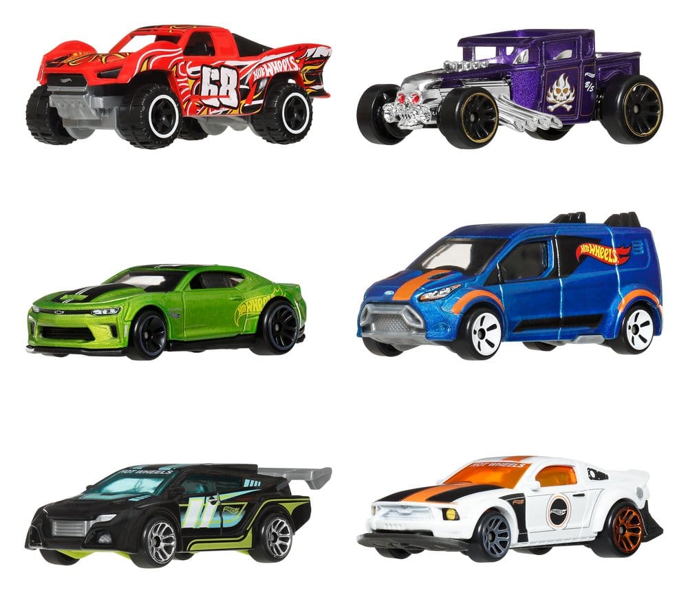 Hot Wheels Silver Series Quick Release Die-Cast Vehicles 6-Pack 1/64 Legends