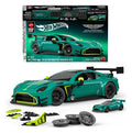 Hot Wheels Elite Mattel Brick Shop Building Set 1/16 '24 Aston Martin Vantage GT3