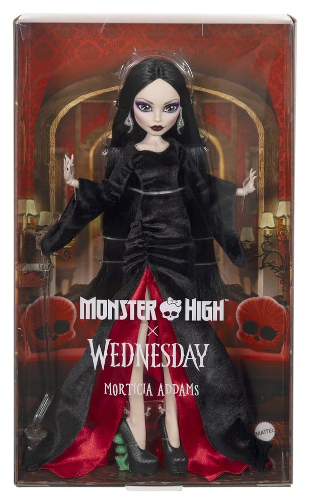 Monster High x Wednesday Samlardocka Morticia Addams