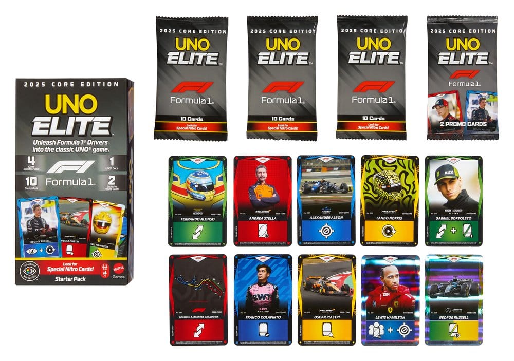 Formula 1 UNO Kortspel Elite F1 Startset