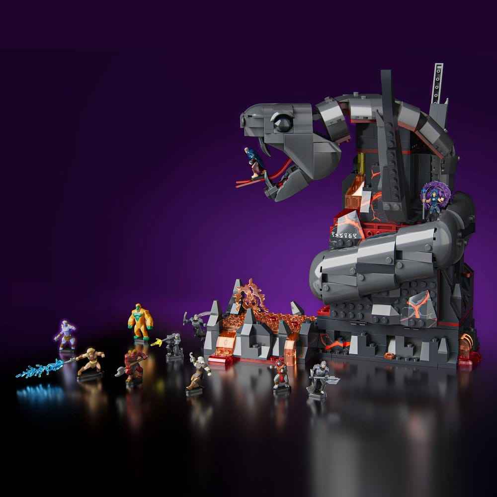 Masters of the Universe Mattel Brick Shop Byggsats Snake Mountain