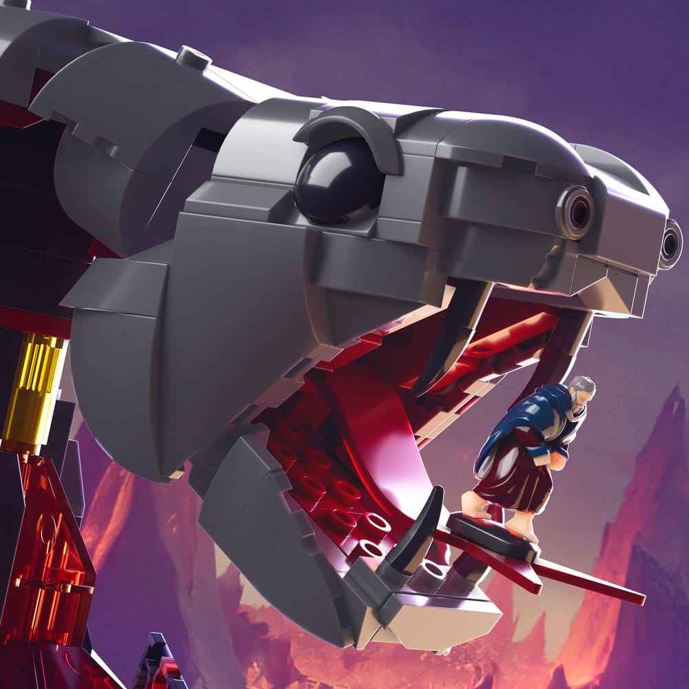 Masters of the Universe Mattel Brick Shop Byggsats Snake Mountain