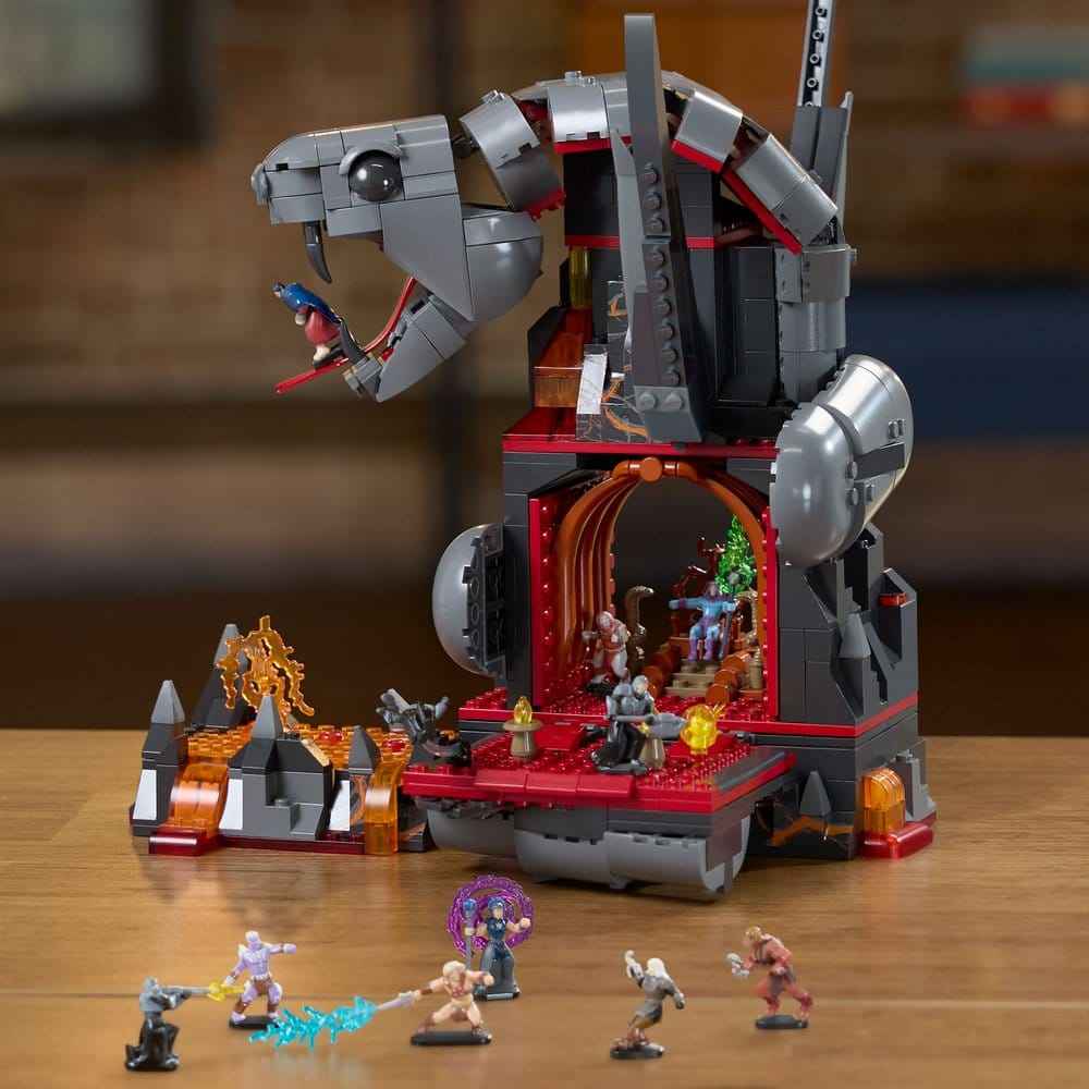 Masters of the Universe Mattel Brick Shop Byggsats Snake Mountain