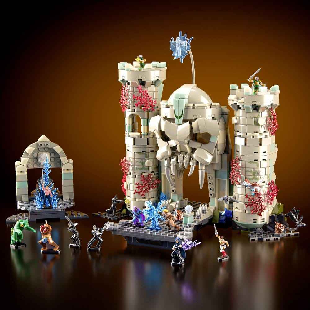Masters of the Universe Mattel Brick Shop Byggsats Slottet Grayskull