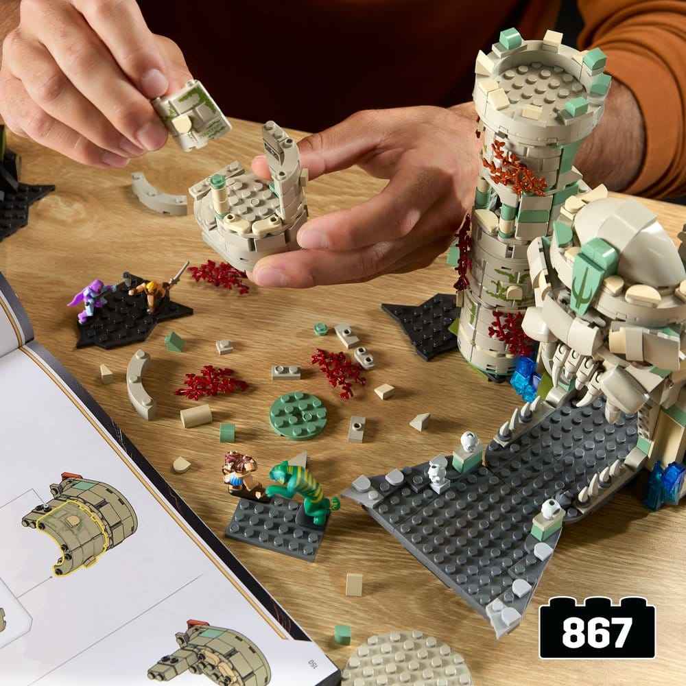 Masters of the Universe Mattel Brick Shop Byggsats Slottet Grayskull