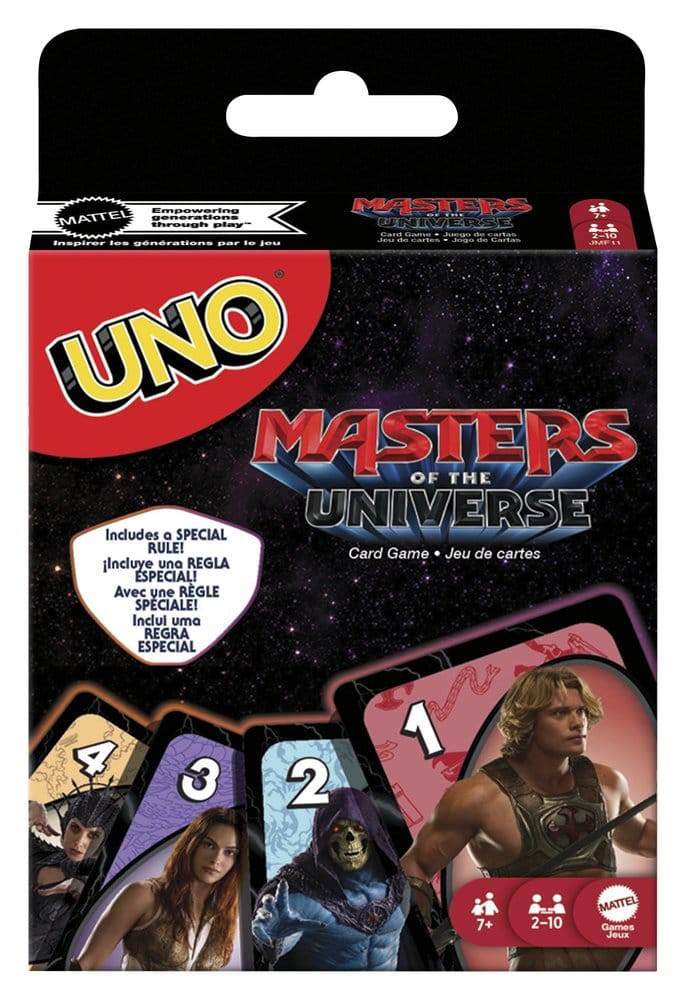 Masters of the Universe 2026 Film UNO Kortspel