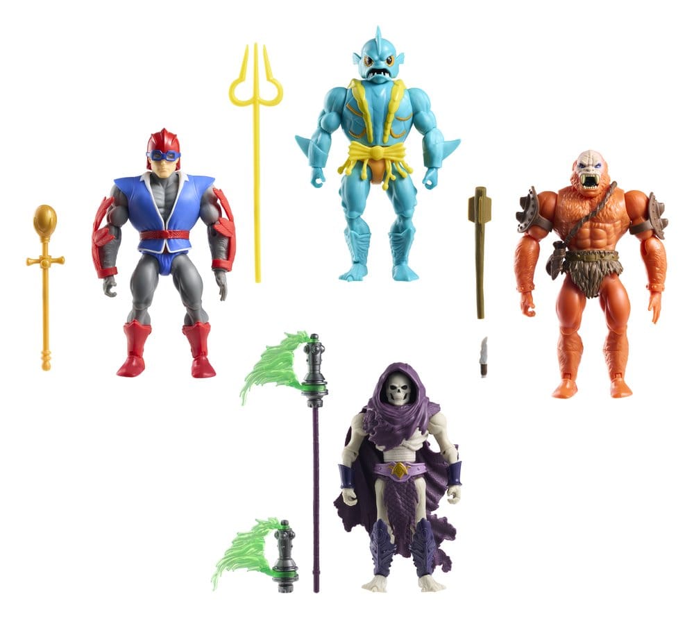 Masters of the Universe Origins Actionfigur 4-Pack Battle for Subternia 14 cm