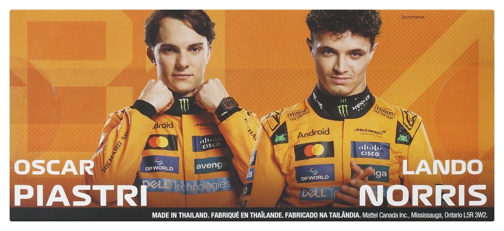 Formula 1 Hot Wheels Premium gjuten metallfordon 2-pack skala 1:64 Team McLaren