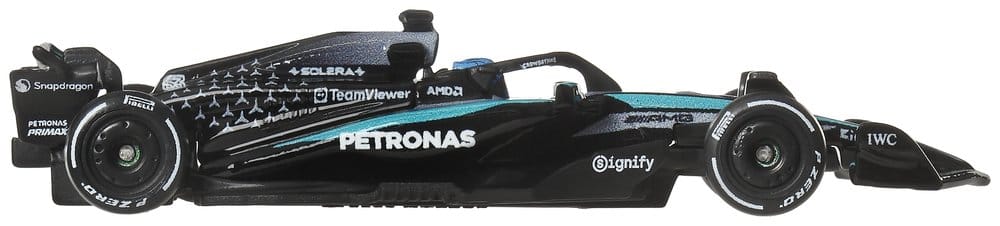 Formula 1 Hot Wheels Premium Die-Cast Fordon 2-Paket i Skala 1:64 Team Mercedes-AMG PETRONAS