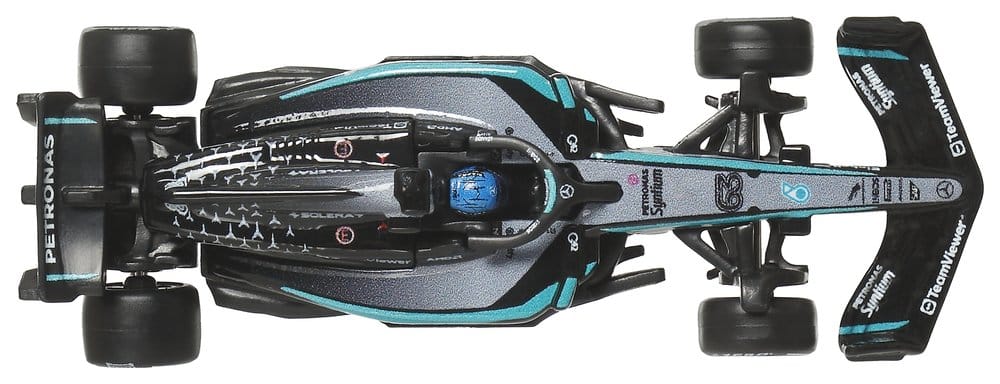 Formula 1 Hot Wheels Premium Die-Cast Fordon 2-Paket i Skala 1:64 Team Mercedes-AMG PETRONAS