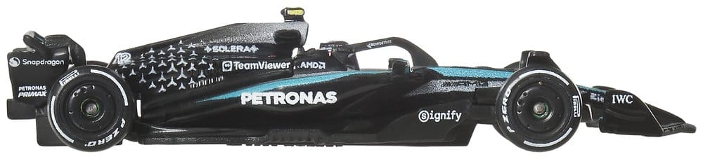 Formula 1 Hot Wheels Premium Die-Cast Fordon 2-Paket i Skala 1:64 Team Mercedes-AMG PETRONAS