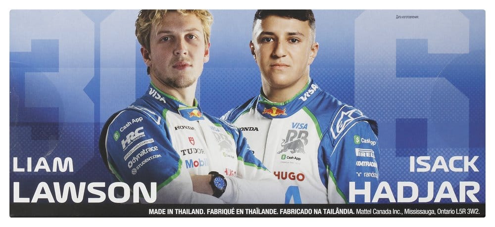 Formula 1 Hot Wheels Premium Die-Cast Fordon 2-Pack 1:64 Team Visa Cash App Racing Bulls