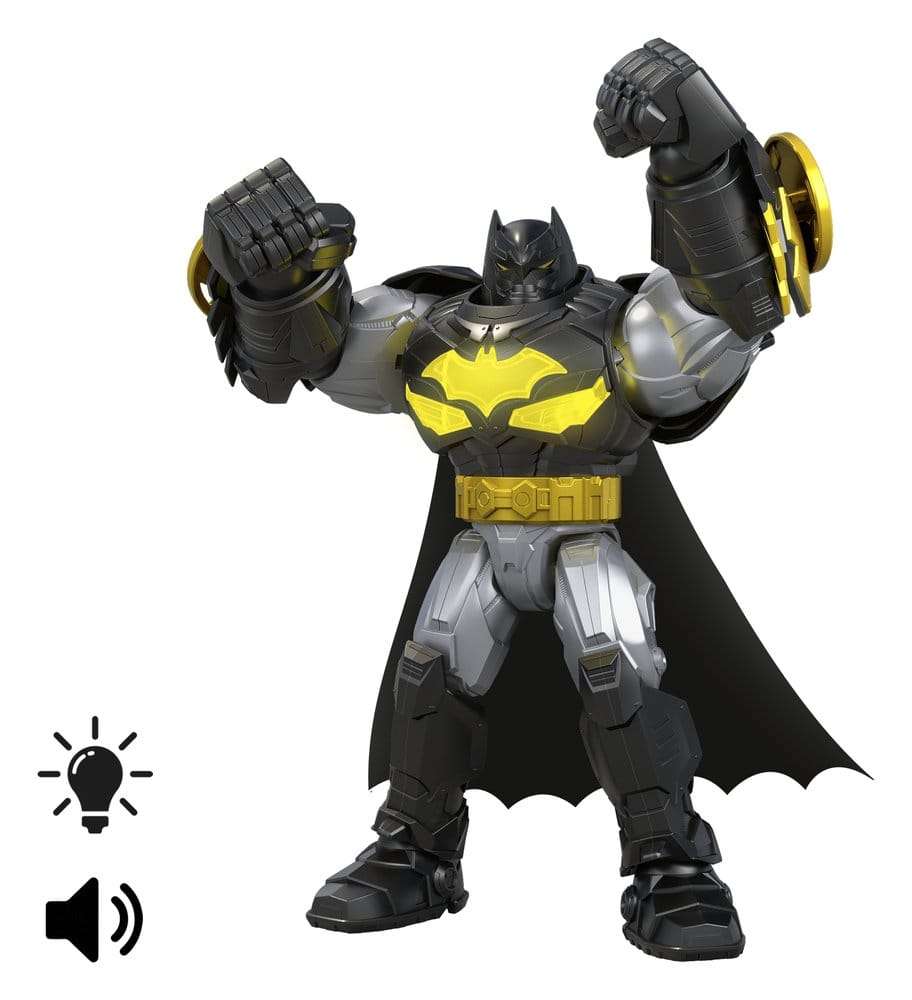 DC Premier actionfigur med ljud och ljus Mecha Suit Batman 18 cm