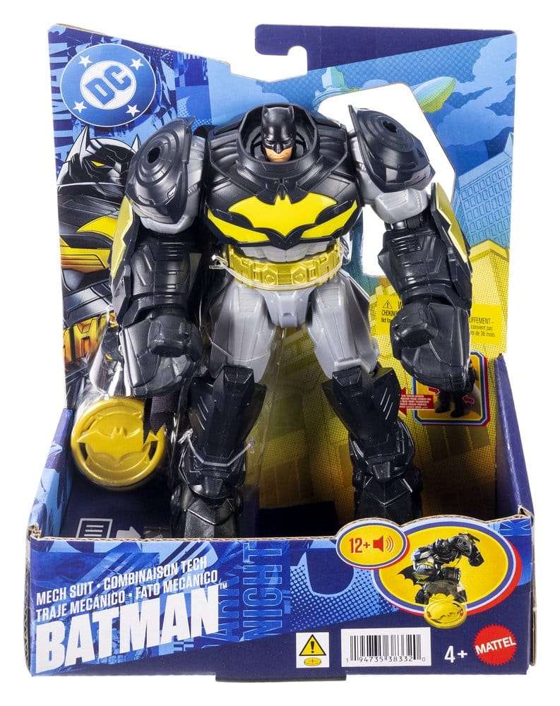 DC Premier actionfigur med ljud och ljus Mecha Suit Batman 18 cm