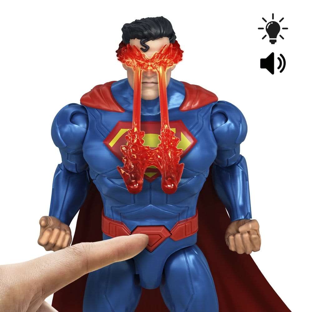 DC Premier actionfigur med ljud och ljus Heat Vision Superman 16 cm
