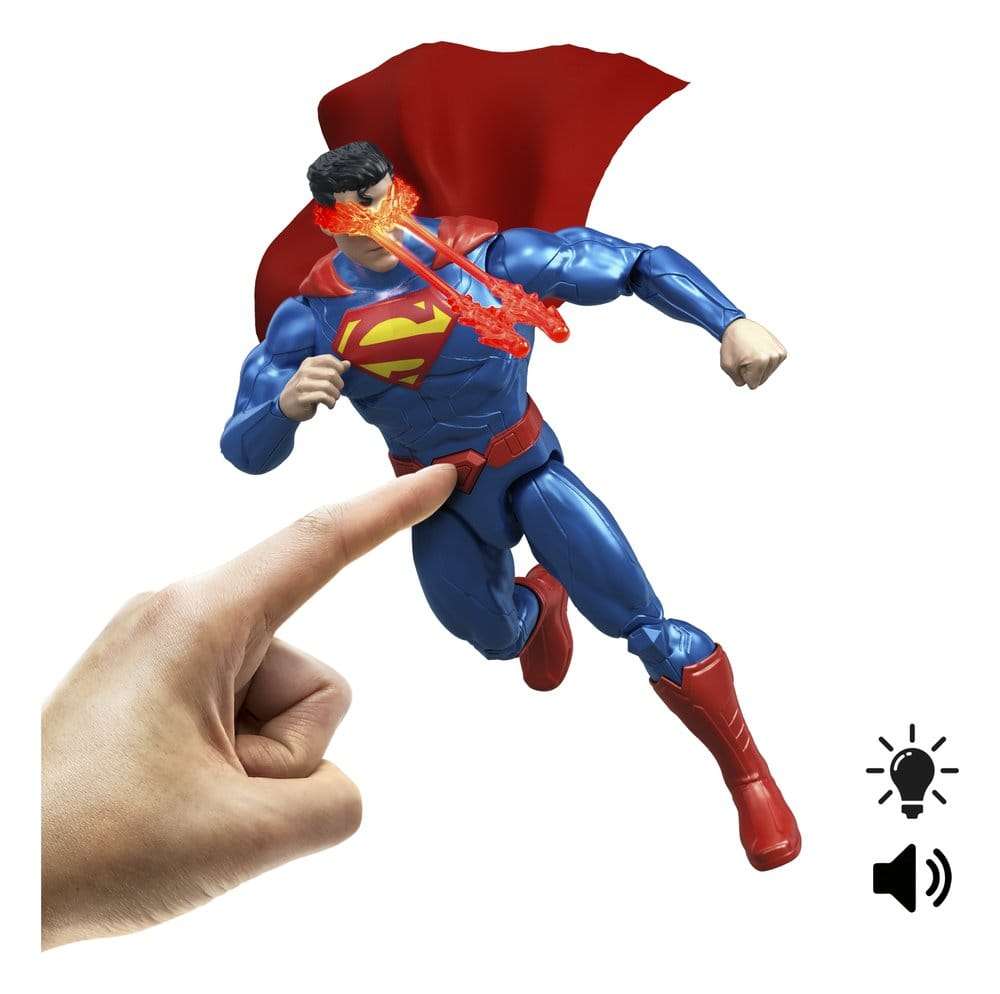 DC Premier actionfigur med ljud och ljus Heat Vision Superman 16 cm