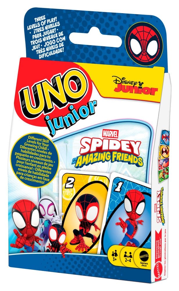 Spidey & His Amazing Friends UNO Junior Kortspel för Barn