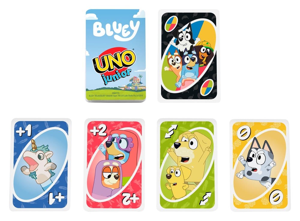 Bluey UNO Junior Kortspel
