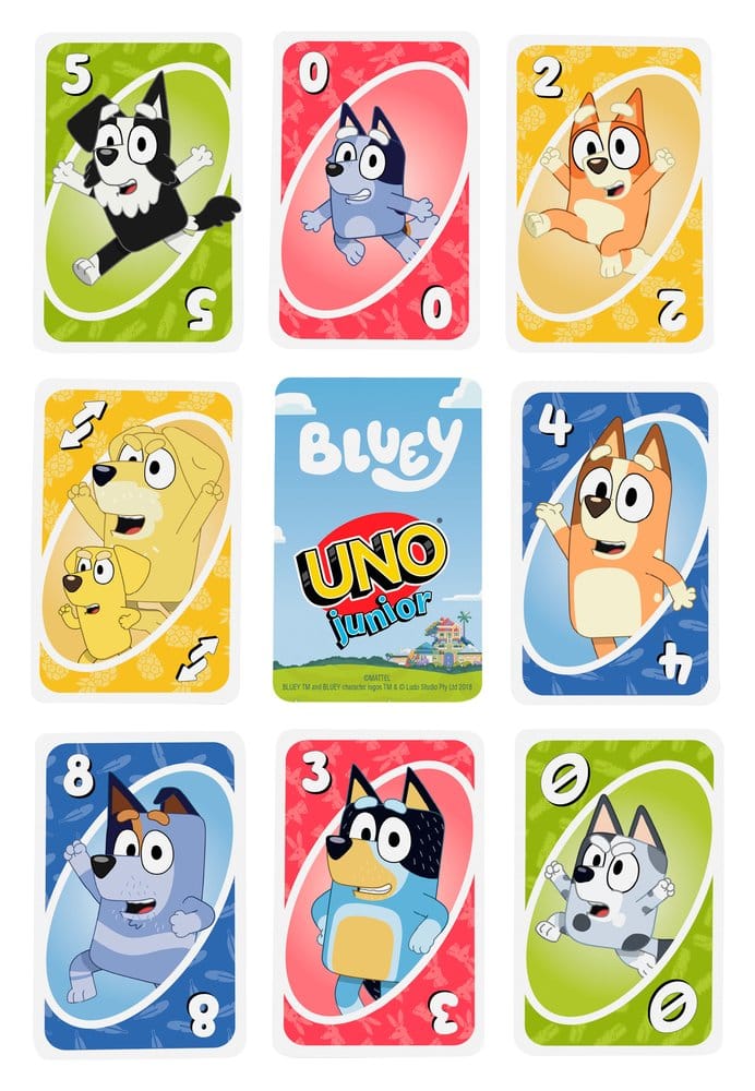 Bluey UNO Junior Kortspel