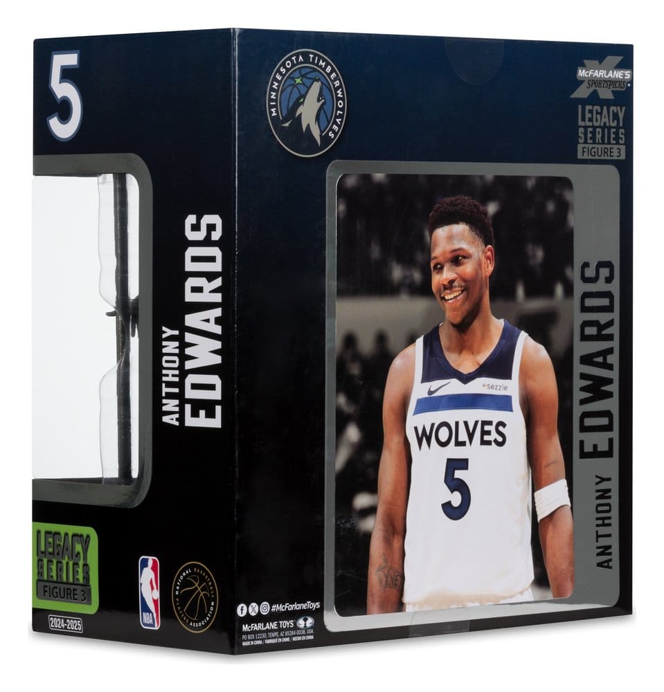 NBA McFarlane's SportsPicks Actionfigur Anthony Edwards (Minnesota Timberwolves) 21 cm