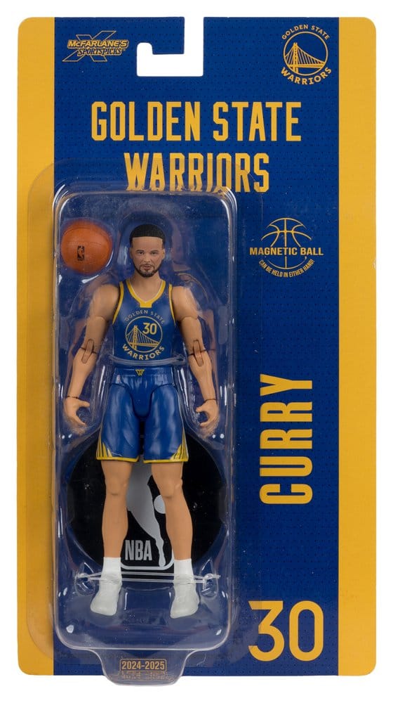 NBA SportsPicks Action Figure Stephen Curry (Golden State Warriors) 15 cm