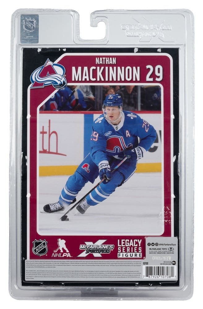 NHL McFarlane SportsPicks Action Figure Nathan MacKinnon (Quebec Nordiques Retro) 18 cm