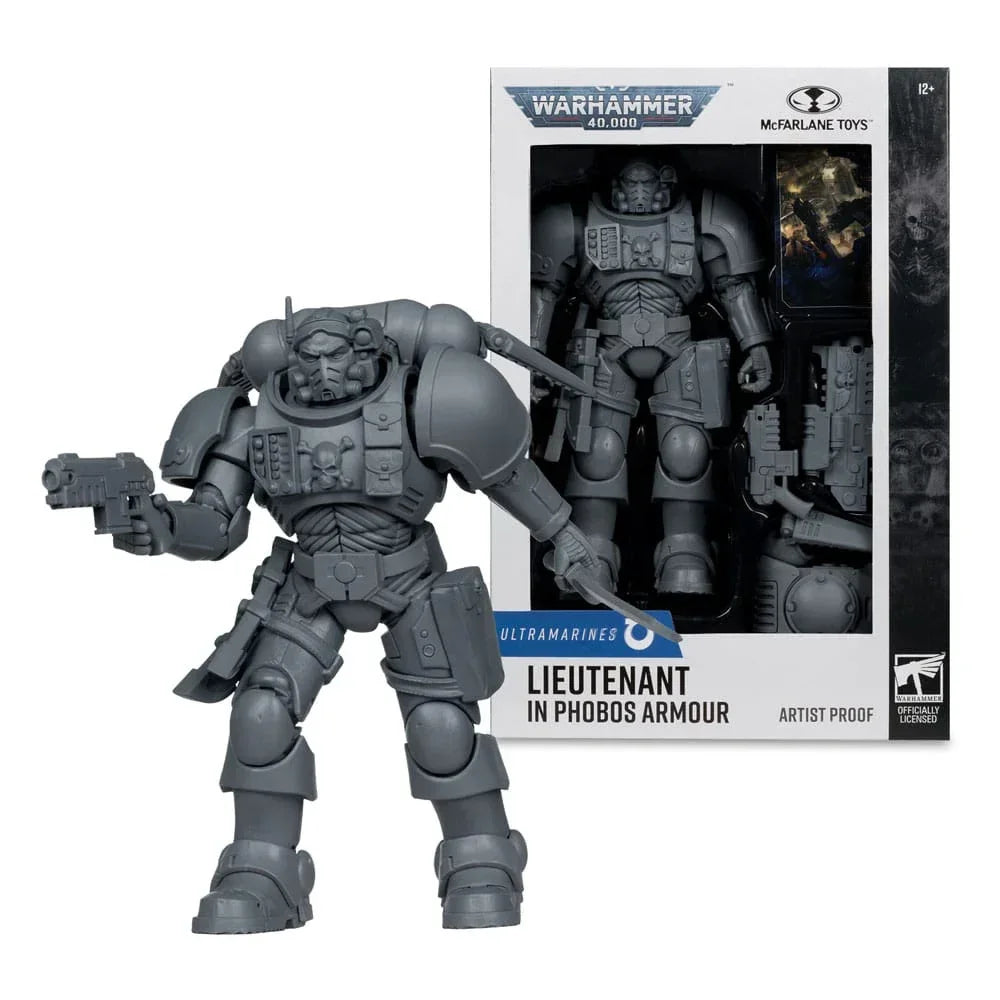 Warhammer 40,000 Action Figur Lieutenant i Phobos Armor (Ultramarines) (Artist Proof) 18 cm McFarlane Toys