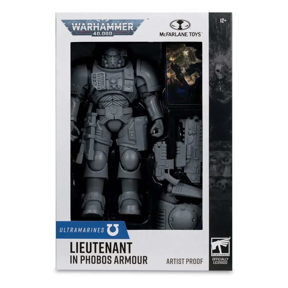 Warhammer 40,000 Action Figur Lieutenant i Phobos Armor (Ultramarines) (Artist Proof) 18 cm McFarlane Toys
