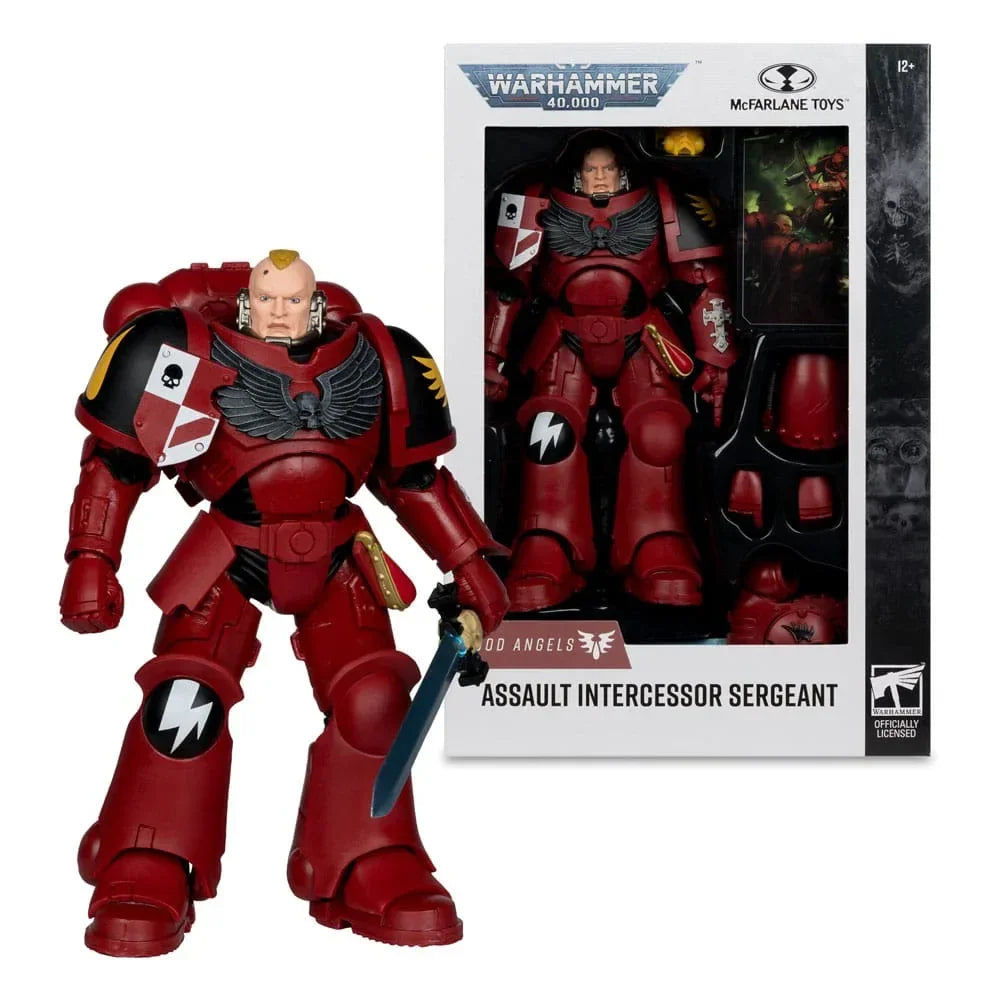 Warhammer 40,000 Action Figur Assault Intercessor Sergeant (Blood Angel) 18 cm McFarlane Toys