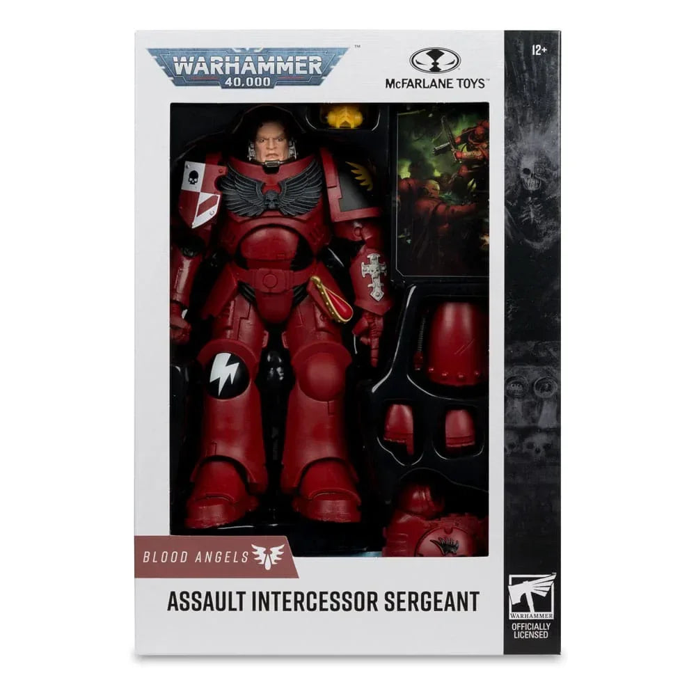 Warhammer 40,000 Action Figur Assault Intercessor Sergeant (Blood Angel) 18 cm McFarlane Toys