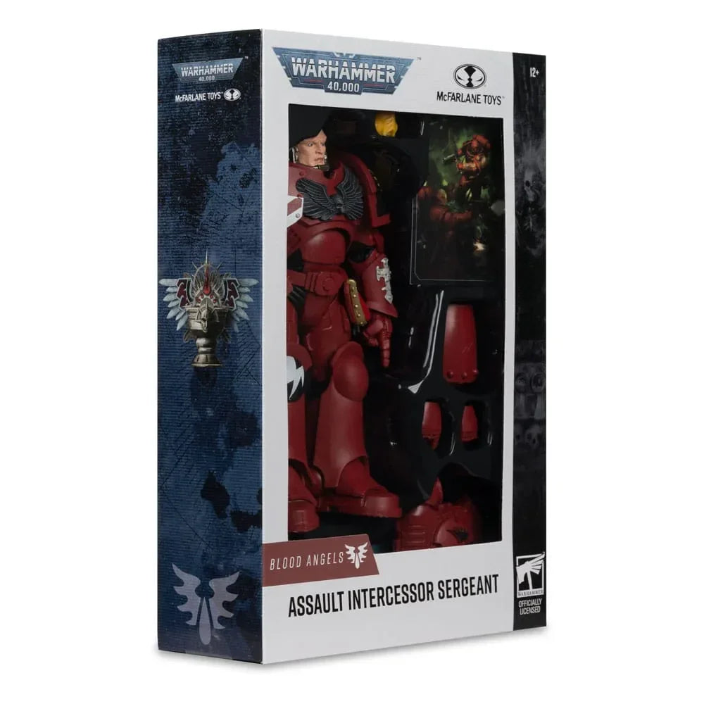 Warhammer 40,000 Action Figur Assault Intercessor Sergeant (Blood Angel) 18 cm McFarlane Toys