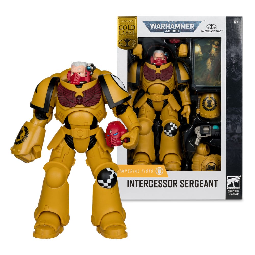 Warhammer 40,000 Action Figur Intercessor Sergeant (Imperial Fist) (Gold Label) 18 cm McFarlane Toys