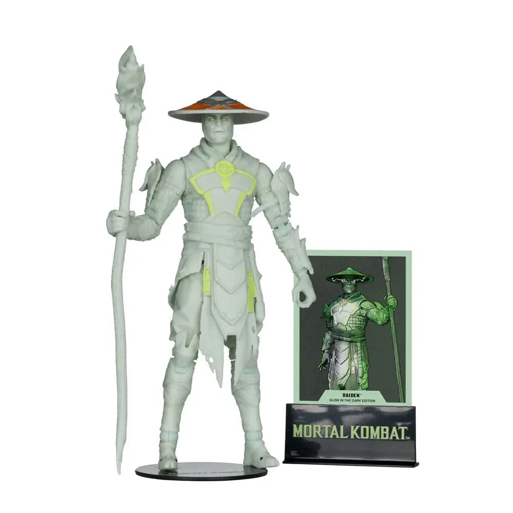 Mortal Kombat Action Figur Glow in the Dark Edition Raiden (Gold Label) 18 cm McFarlane Toys