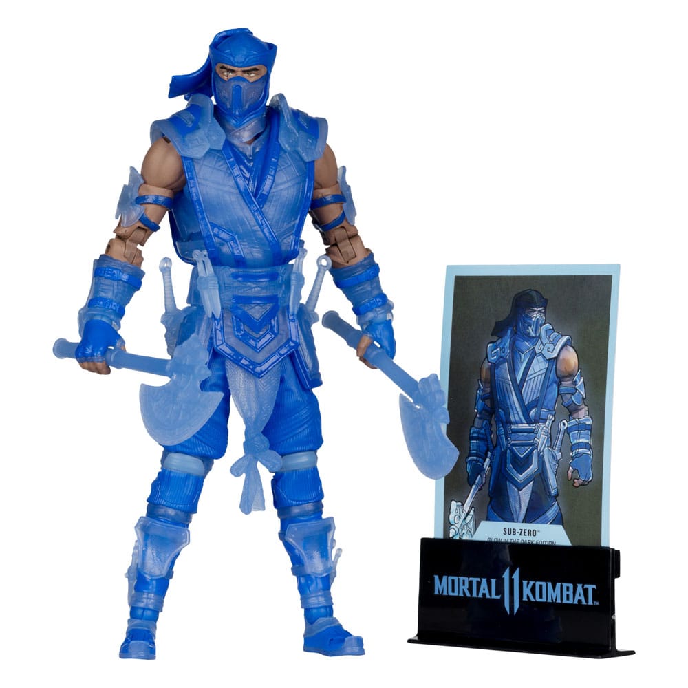 Mortal Kombat Actionfigur Glow in the Dark Edition Sub-Zero (Gold Label) 18 cm McFarlane Toys