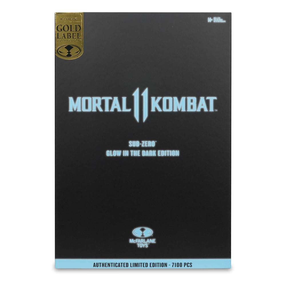 Mortal Kombat Actionfigur Glow in the Dark Edition Sub-Zero (Gold Label) 18 cm McFarlane Toys