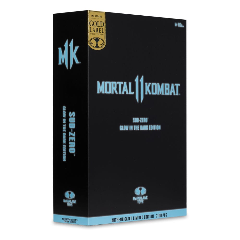 Mortal Kombat Actionfigur Glow in the Dark Edition Sub-Zero (Gold Label) 18 cm McFarlane Toys