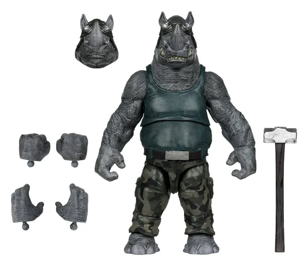 Teenage Mutant Ninja Turtles Page Punchers Action Figur Rocksteady 17 cm McFarlane Toys