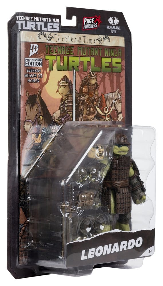 Teenage Mutant Ninja Turtles Page Punchers Action Figure Leonardo (Turtles in Time) 13 cm