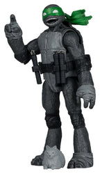 Teenage Mutant Ninja Turtles Page Punchers Actionfigur Michelangelo (Svart Vitt & Grön) (Röd Platinum Edition) 13 cm