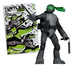 Teenage Mutant Ninja Turtles Page Punchers Action Figur Michelangelo (Black White & Green) (Red Platinum Edition) 13 cm