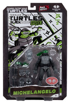 Teenage Mutant Ninja Turtles Page Punchers Actionfigur Michelangelo (Svart Vitt & Grön) (Röd Platinum Edition) 13 cm