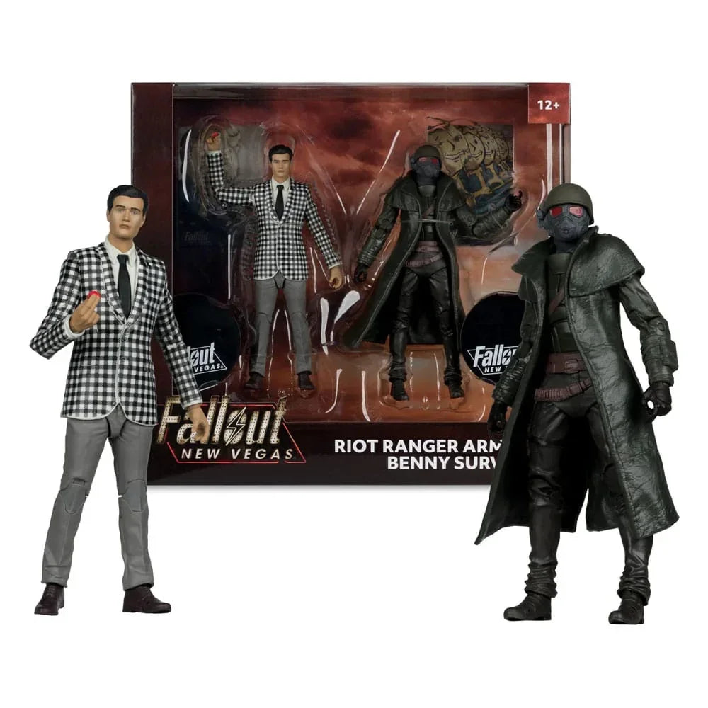 Fallout: New Vegas Figur 2-Pack - Riot Ranger Armor & Benny Survivor 18 cm McFarlane Toys