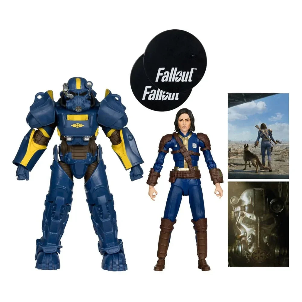 Fallout 4 Figur 2-Pack T-60 Vault Tec & Sole Survivor 18 cm McFarlane Toys