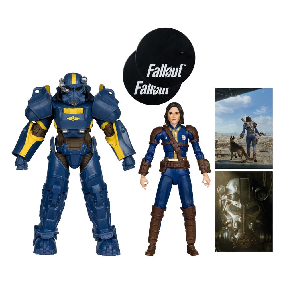 Fallout 4 Figur 2-Pack T-60 Vault Tec & Sole Survivor 18 cm McFarlane Toys
